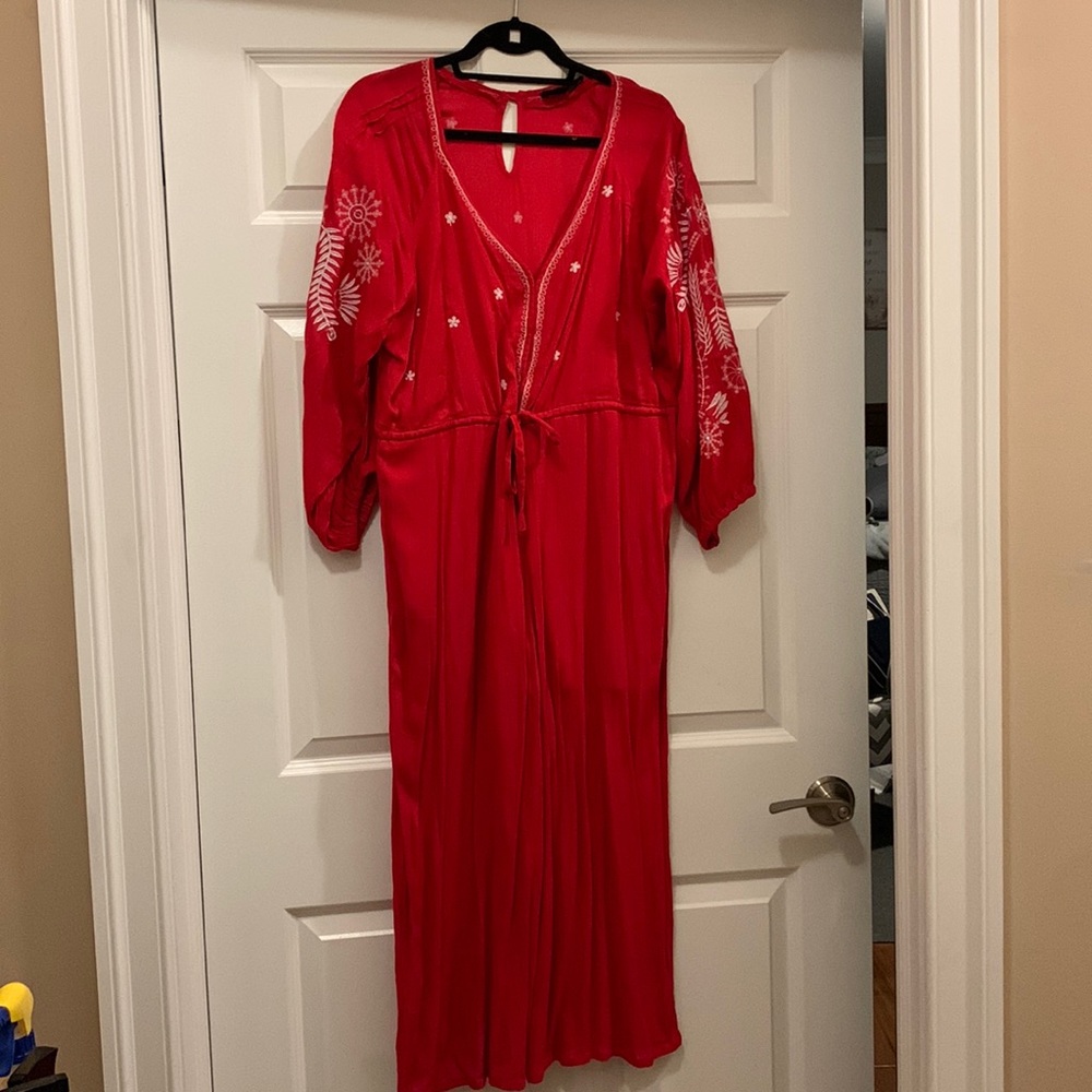 Jumpsuit red